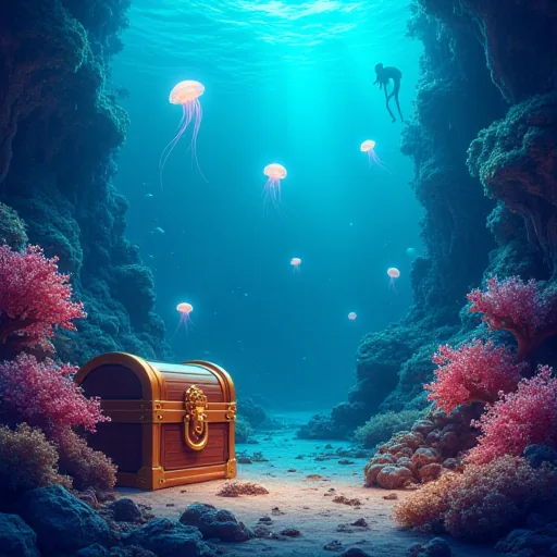 Coral Treasure pokie artwork at Stake Casino